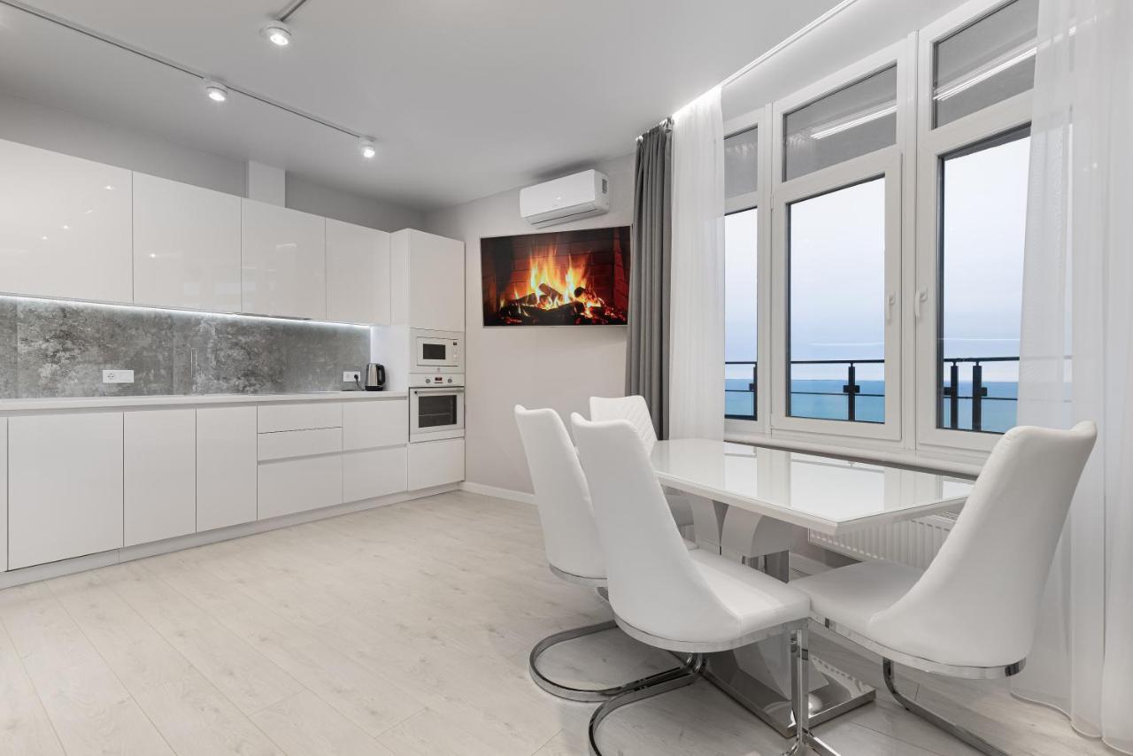 44 Pearl 1-Bedroom Panoramic Sea View Apartment Odessa Exterior foto