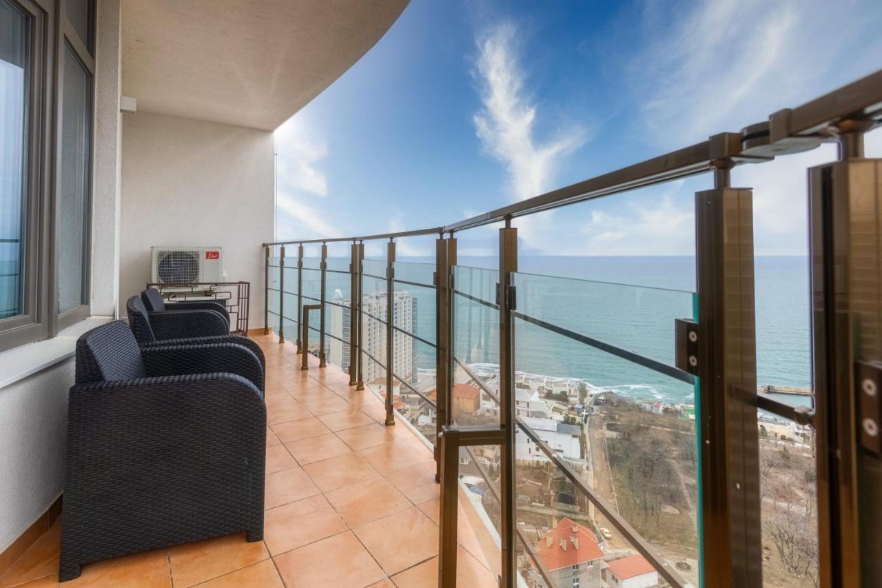 44 Pearl 1-Bedroom Panoramic Sea View Apartment Odessa Exterior foto